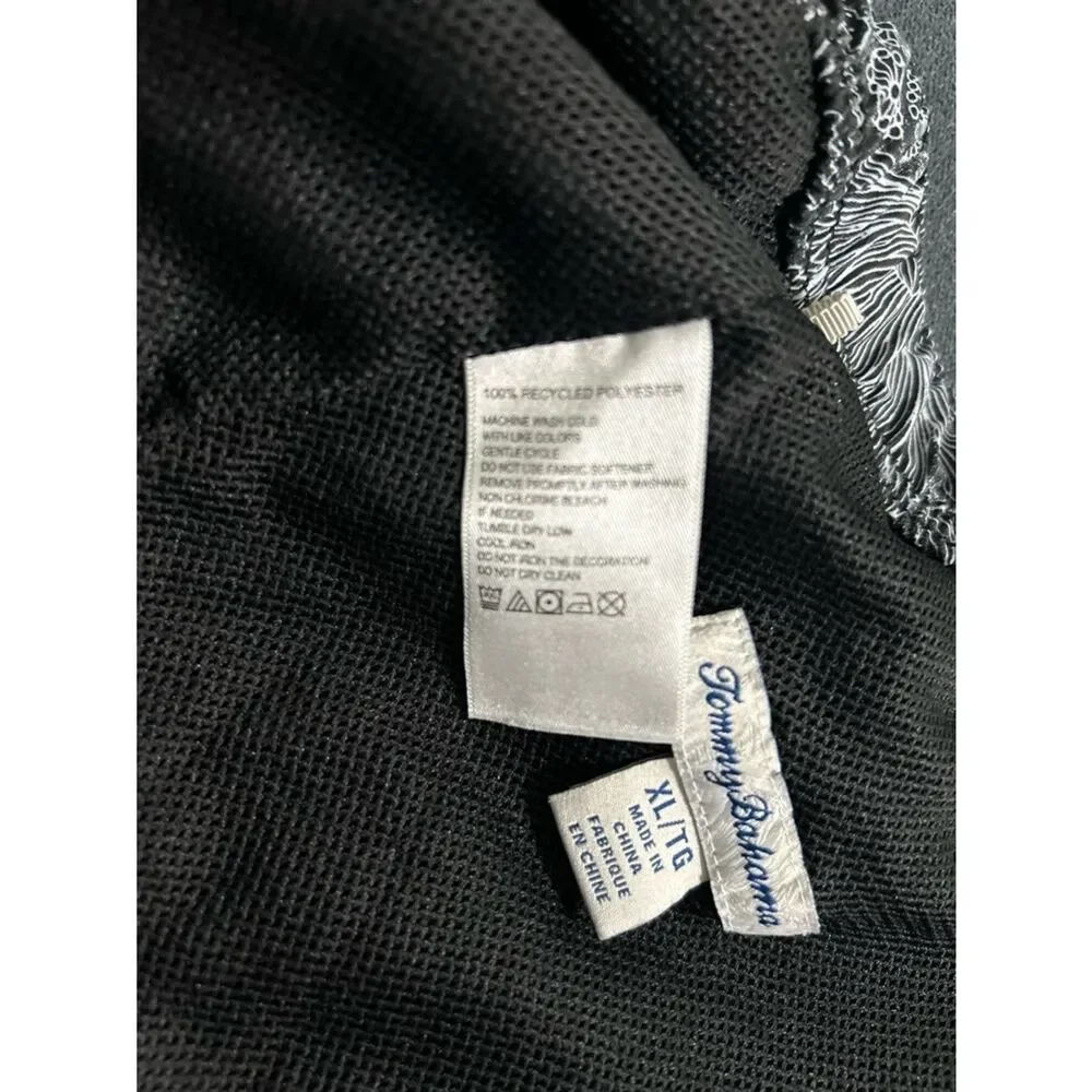 Tommy Bahama Black Swim Trunks with Drawstring XL